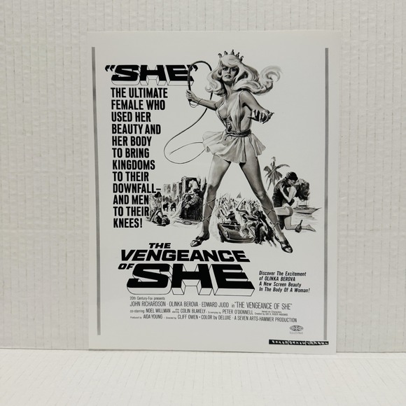 Other - The Vengeance Of She Olinka Berova 20th Century Fox Proof Reference Print Poster
